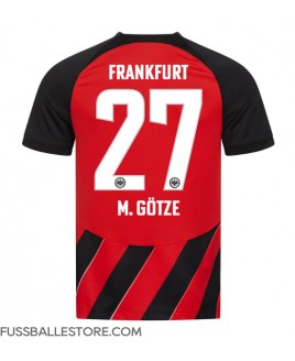 Günstige Eintracht Frankfurt Mario Gotze #27 Heimtrikot 2023-24 Kurzarm